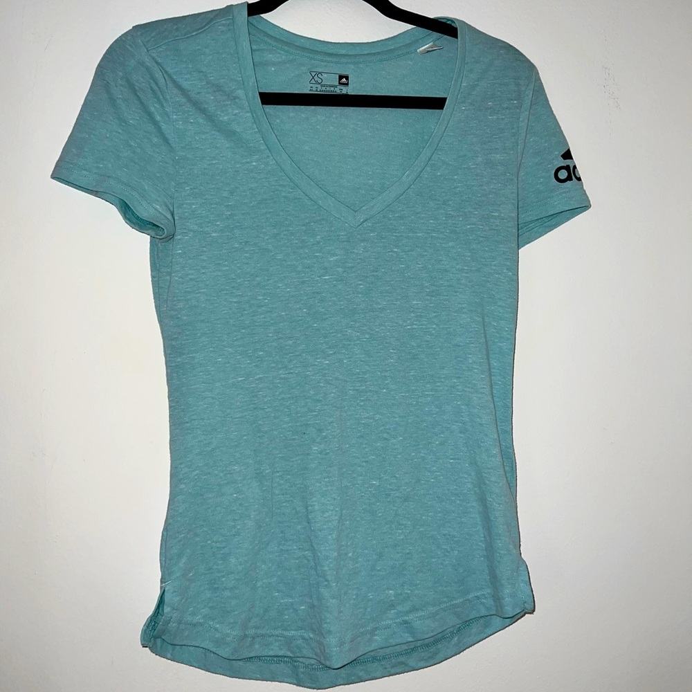 Adidas V-Neck Short Sleeve T-Shirt